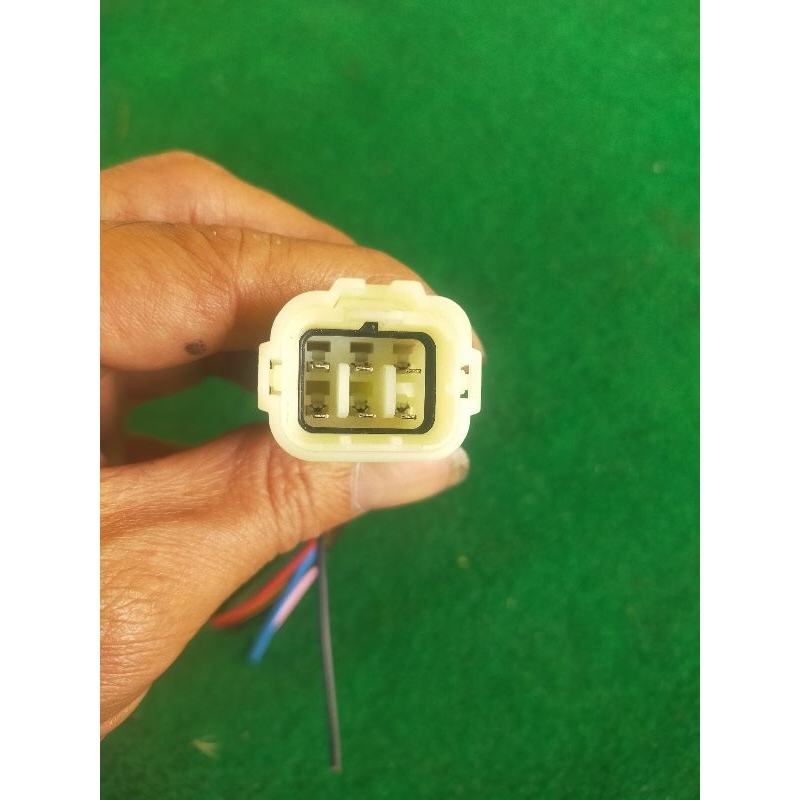 soket dlc kawasaki ktm male 6 pin