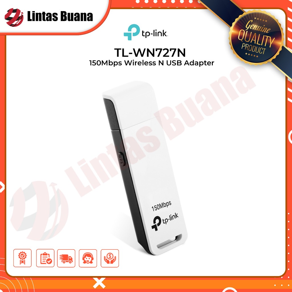 TP-LINK TL-WN727N USB WiFi Adapter 150Mbps Wireless - TPlink WN 727 N
