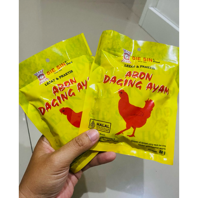 

Abon Sie Sin Ayam dan Sapi 50gr Penambah Nafsu Makan