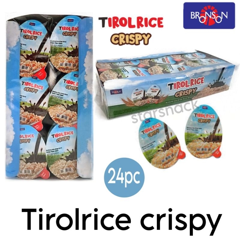

Tirol rice crispy snack krispi beras isi 24pc