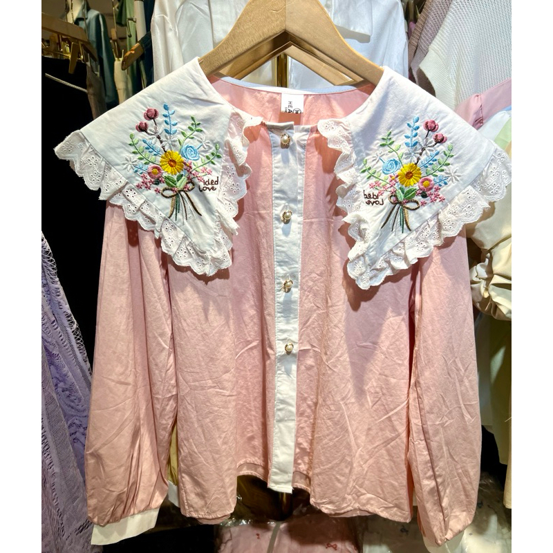 SAILOR JOVIE SHIRT BORDIR HEAHA ORI BANGKOK PREMIUM
