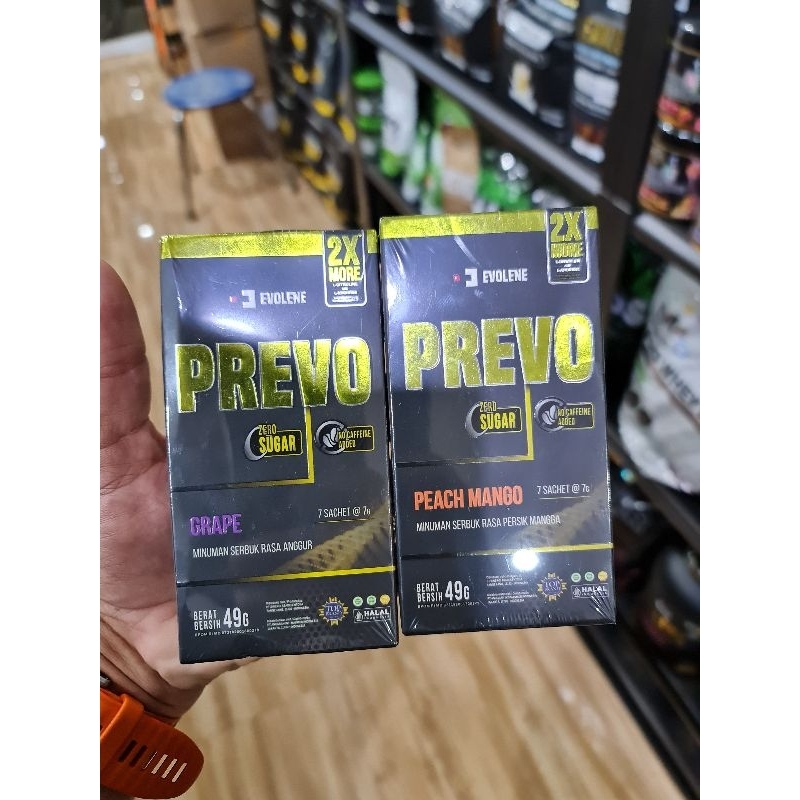 evolene prevo 7 sachet prewo pre wo workout the curse energy stamina