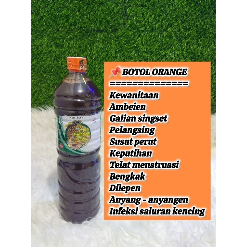 

JAMU HERBAL RAJA MADU KLANCENG PLUS (ORANGE) 1.5 Ltr / 1500ml EXP 31-12-2027