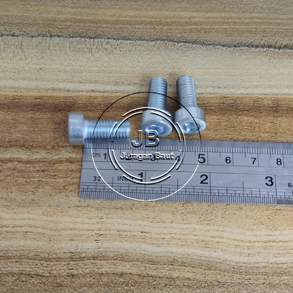 Baut L Suling Shock Honda M8x18 M8 x 18 sok bawah kunci L 6 L6 BEBEK