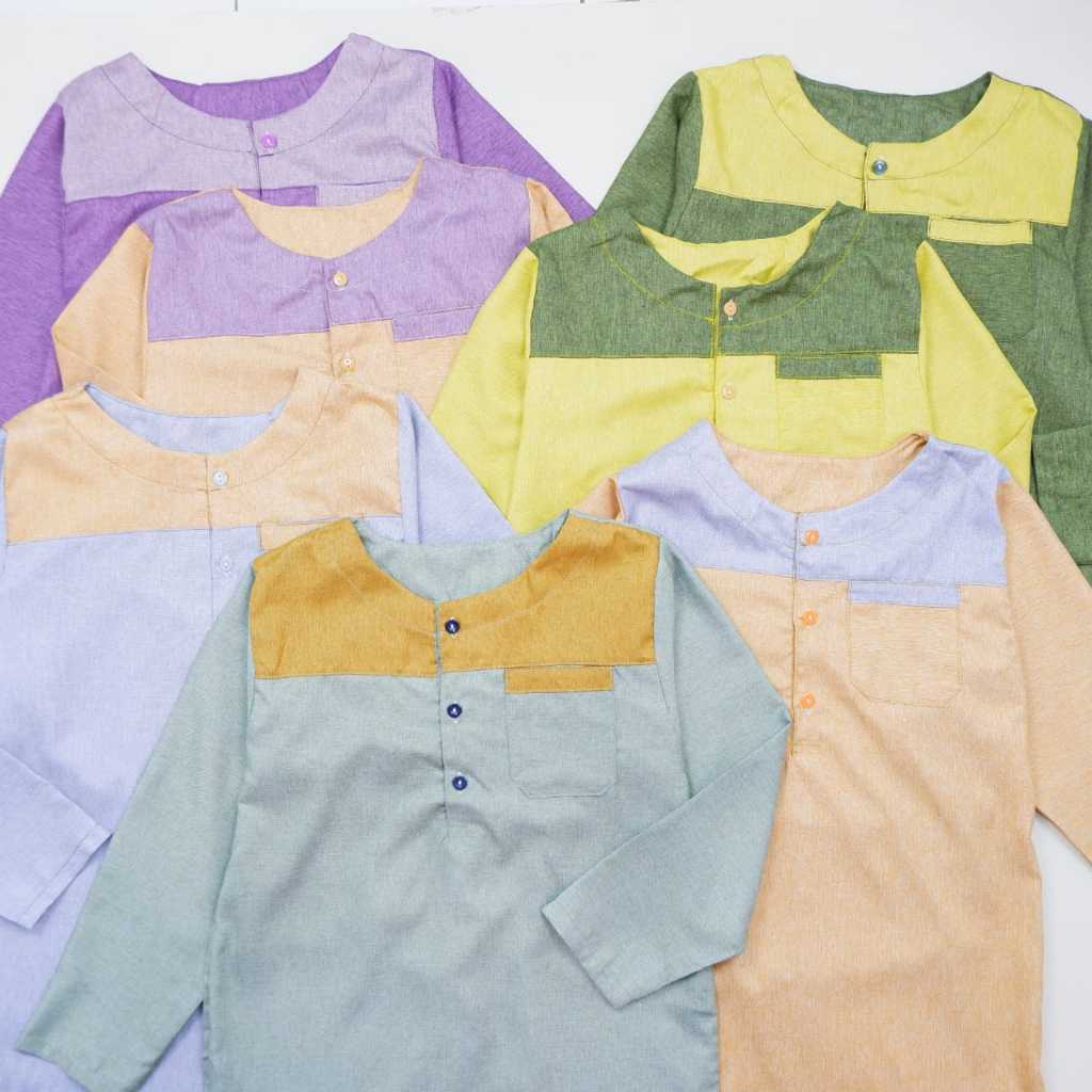 MADINA KOKO BAJU KOKO ANAK 12-15 TAHUN BAJU KOKO REMAJA LAKI-LAKI