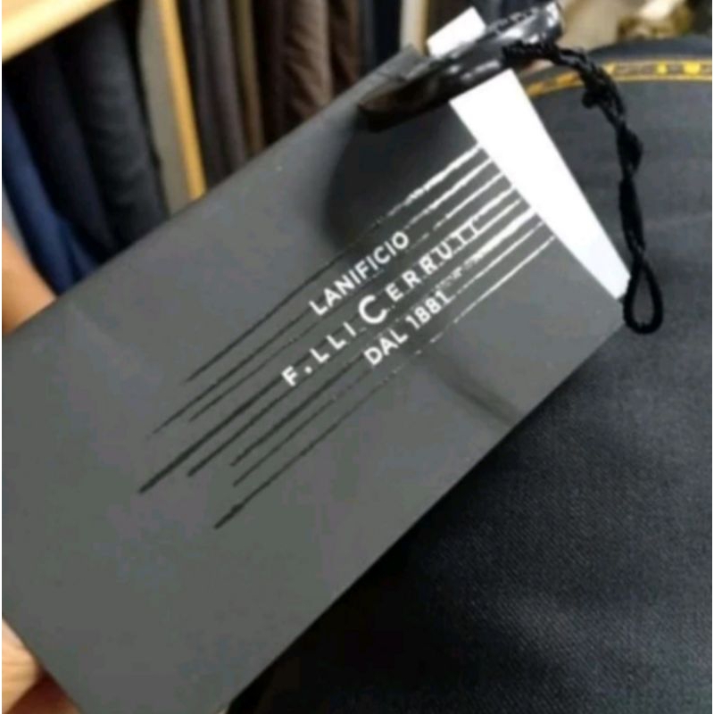 mewahh kain jas celana super mewah/kain wool pure Cerutti dal 1881 made in italy