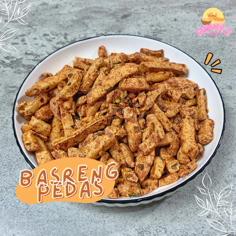 

(100GR) GUMMY SNACK - BASRENG PEDAS / usus pedas / usus crispy pedas / usus goreng / kripik usus / basreng / basreng pedas / seblak rafael / krupuk pedas / krupuk mawar / mie gulung / mielung / kripik kaca / kripik setan / kripik kentang / basreng stik