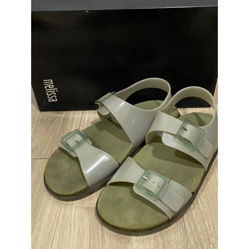 Preloved Melissa Wide Sandal AD Green 38