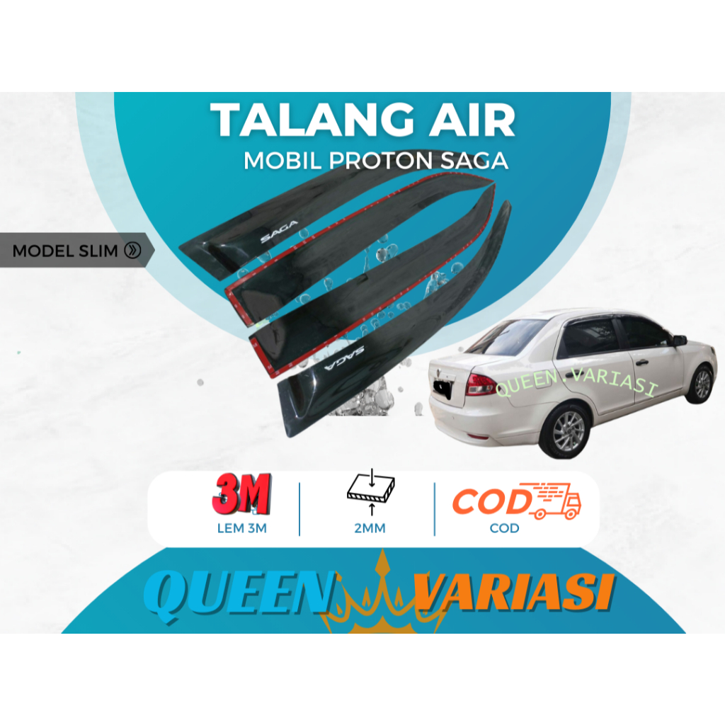 talang air Proton saga model slim