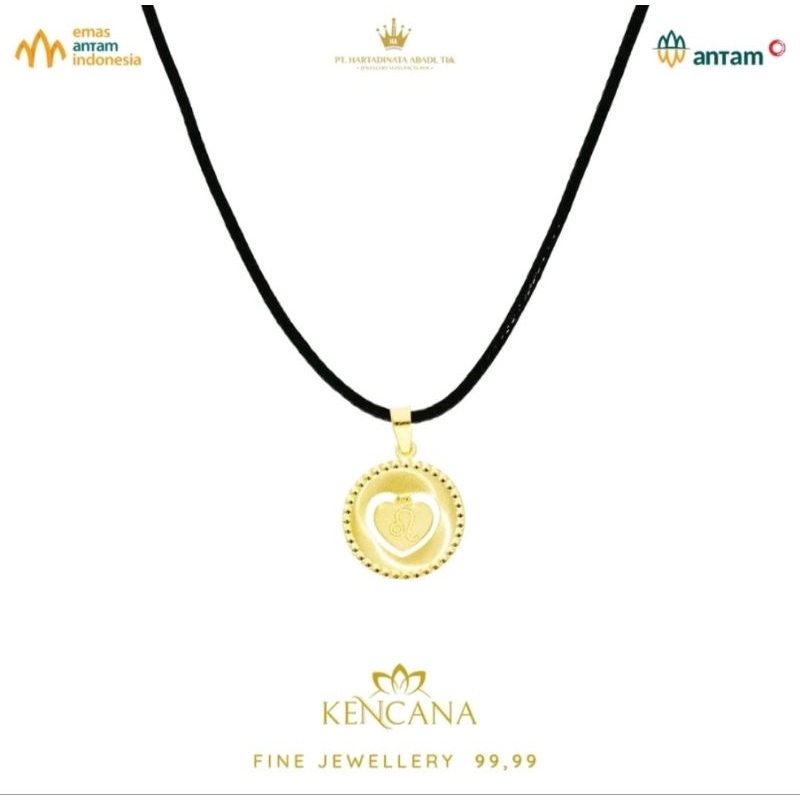 Perhiasan KENCANA - ANTAM x Hartadinata Liontin Zodiak Kadar 24 Karat 99.99%
