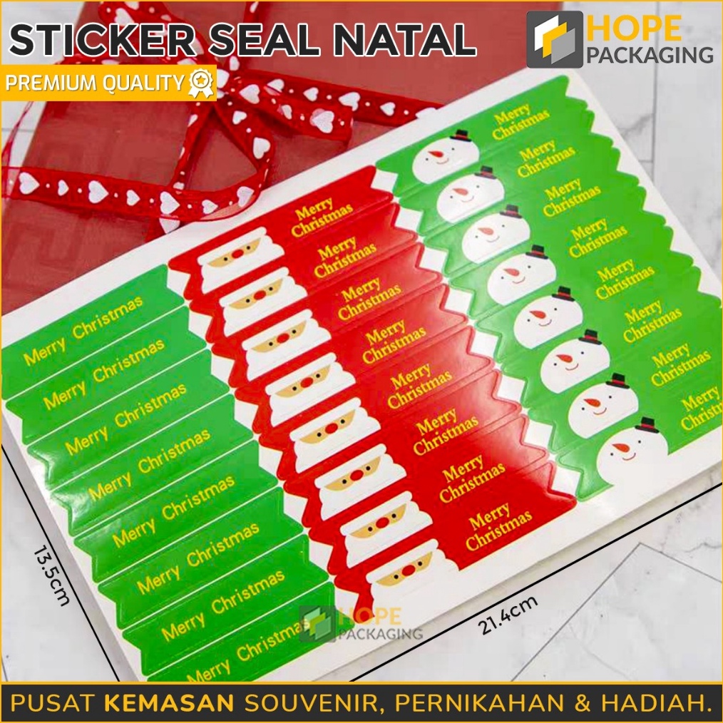 

PRODUCT TERPOPULER 1 lembar isi 24 pcs sticker Stiker Seal Natal Stiker Box Natal Stiker Segel Natal Christmas Sticker Xmas Kue Toples Stiker Kotak Hampers Belt Toples