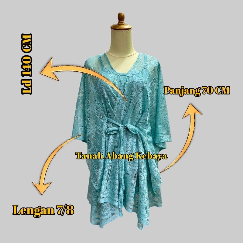 Outer pita malika  hitam kebaya cantik kebaya bridesmaid lamaran wisuda