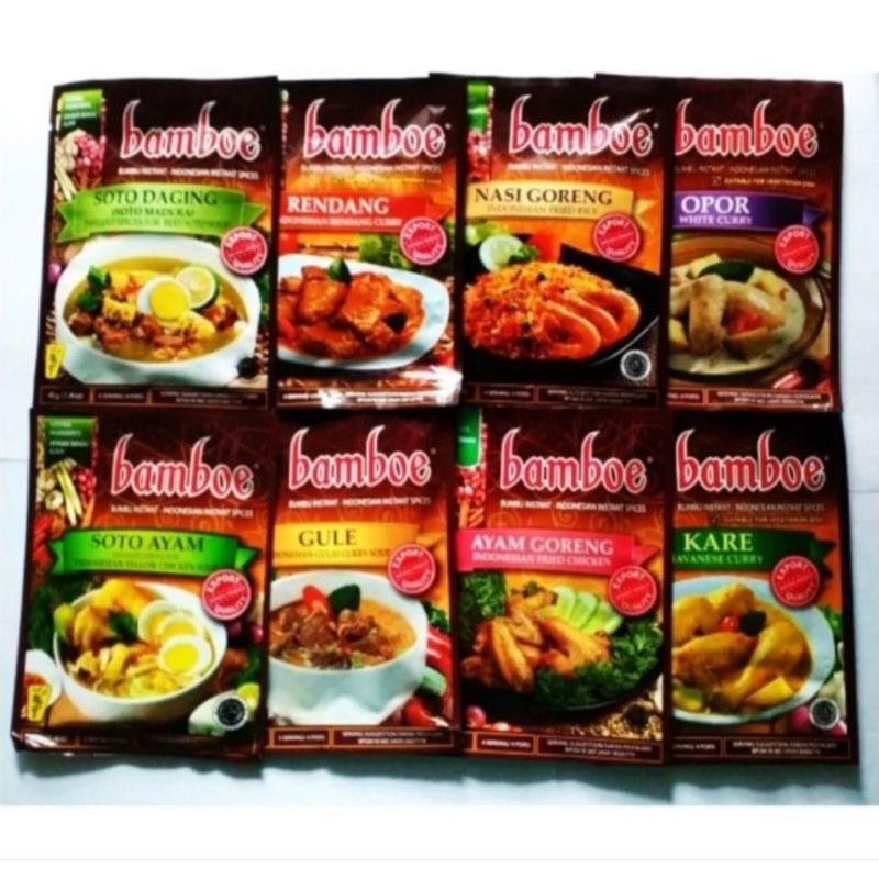 

Bumbu Instan Bamboe All Varian - 1 Sachet