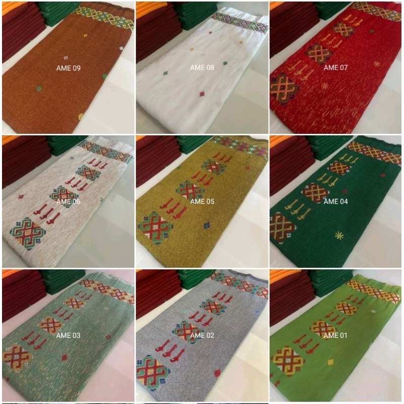 Kain Tenun Pabintik Bordir Toraja Tebal Wedding Dress