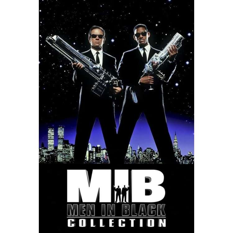 DVD Men In Black 1-4 (variasi)