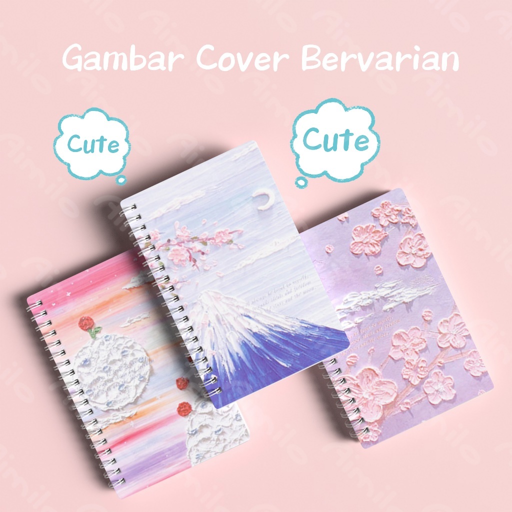 

[READY] Buku Diary Aesthetic Notebook A5 Buku Jurnal Buku Catatan Buku Note Stiker Buku Tulis Aesthetic Sekolah Stationary