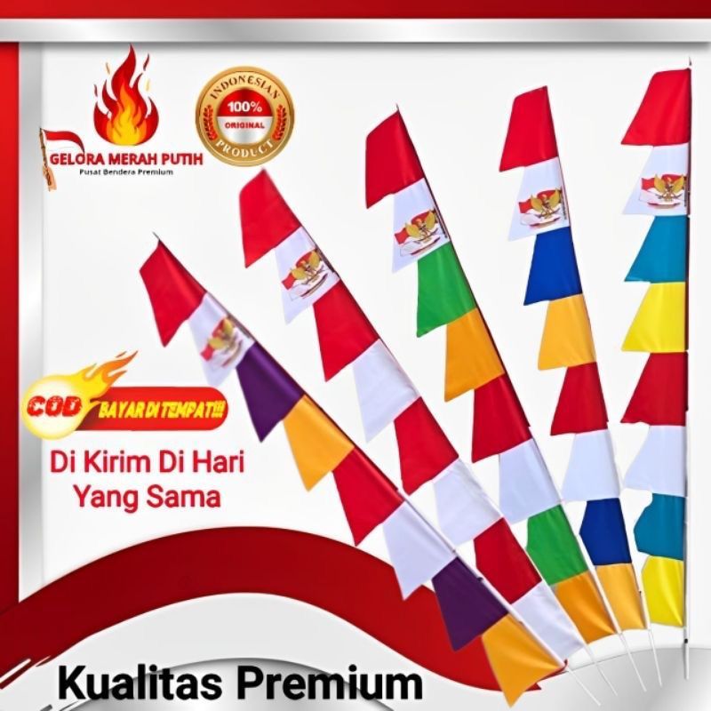 umbul umbul Merah Putih umbul umbul Warna bendera merah putih bendera umbul umbul