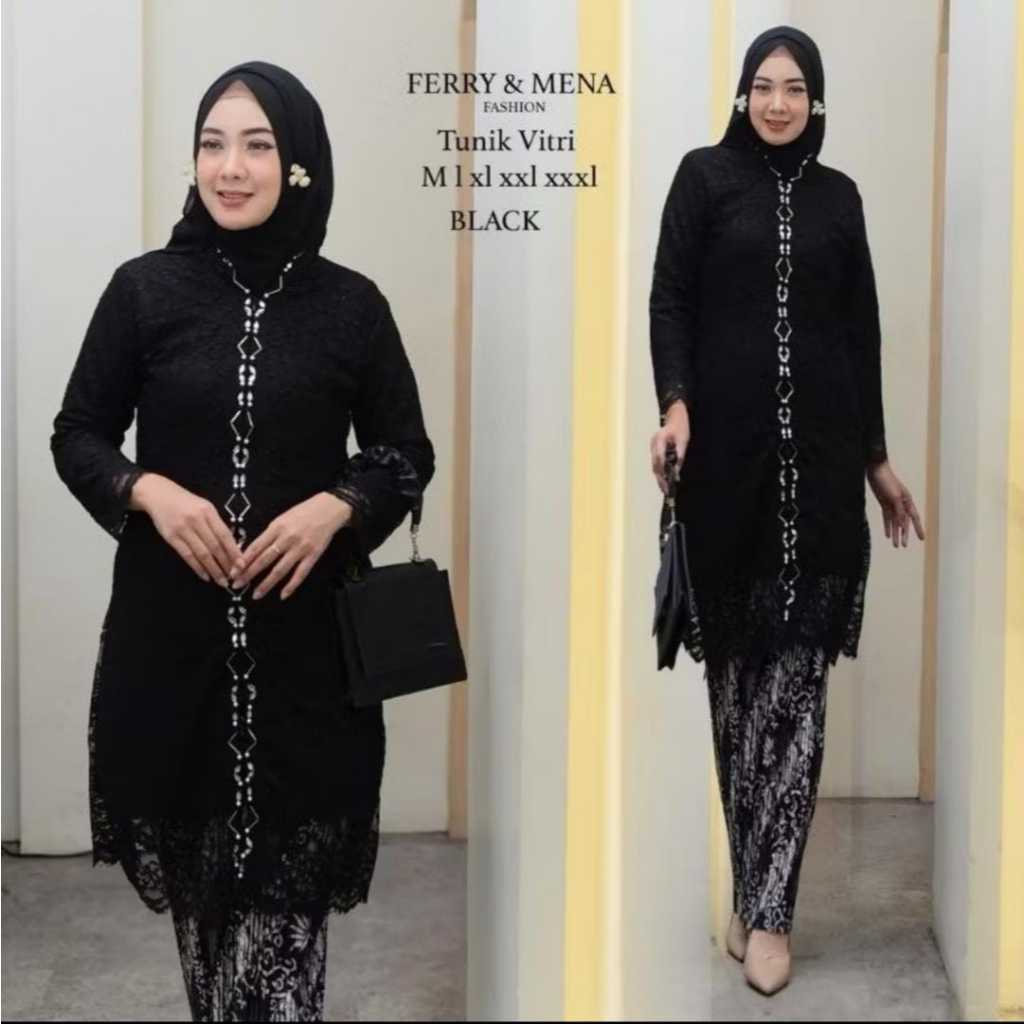 STELAN TUNIK VITRI/STELAN TUNIK BRUKAT MIX FURING/STELAN TUNIK KONDANGAN