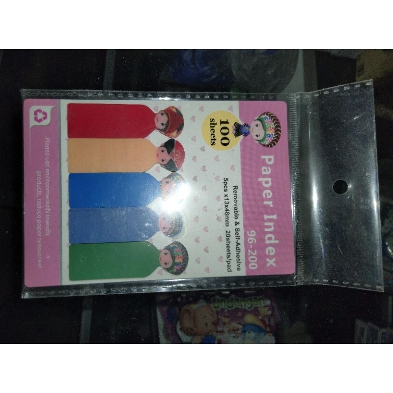

PAPER INDEX PEMBATAS BUKU