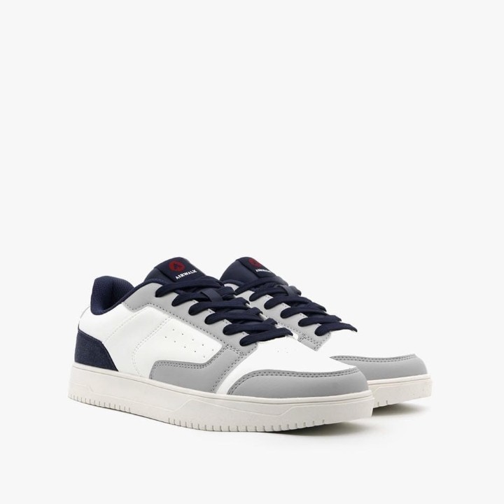 AIRWALK Chaz Men's Sneakers Shoes- White/Grey/Navy