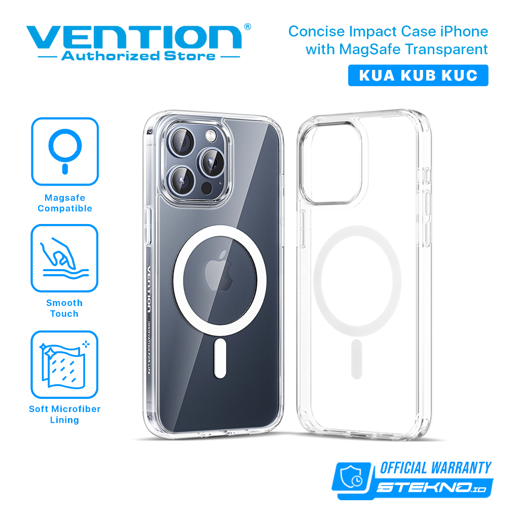 Vention Magsafe Magnetic Case iPhone 13 14 15 Plus Pro Max Transparant Series