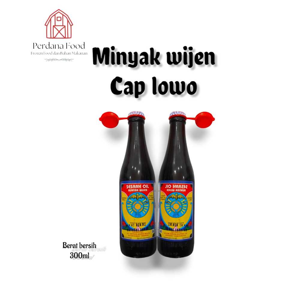 

Minyak Wijen (Sesame Oil) cap LOWO botol kaca - 300 ml