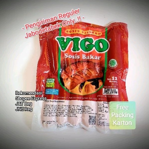 

Sosis Sapi Bakar Vigo Isi 12 pcs