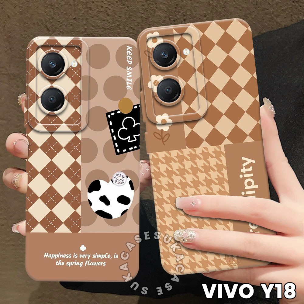 Case Untuk Vivo Y18/ Y03 Terbaru - Fashion Case Astrak (SK13) Case Pro Camera Vivo y03