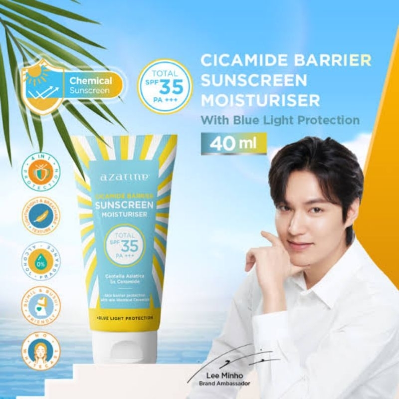 Cicamide barier Sunscren Mousturizer azzarin spf 35 pa+++