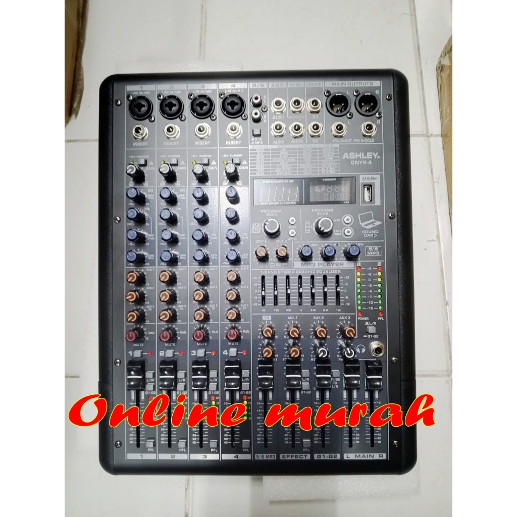 mixer ashley onyx 4 ORIGINAL 4 channel ASHLEY ONYX 4