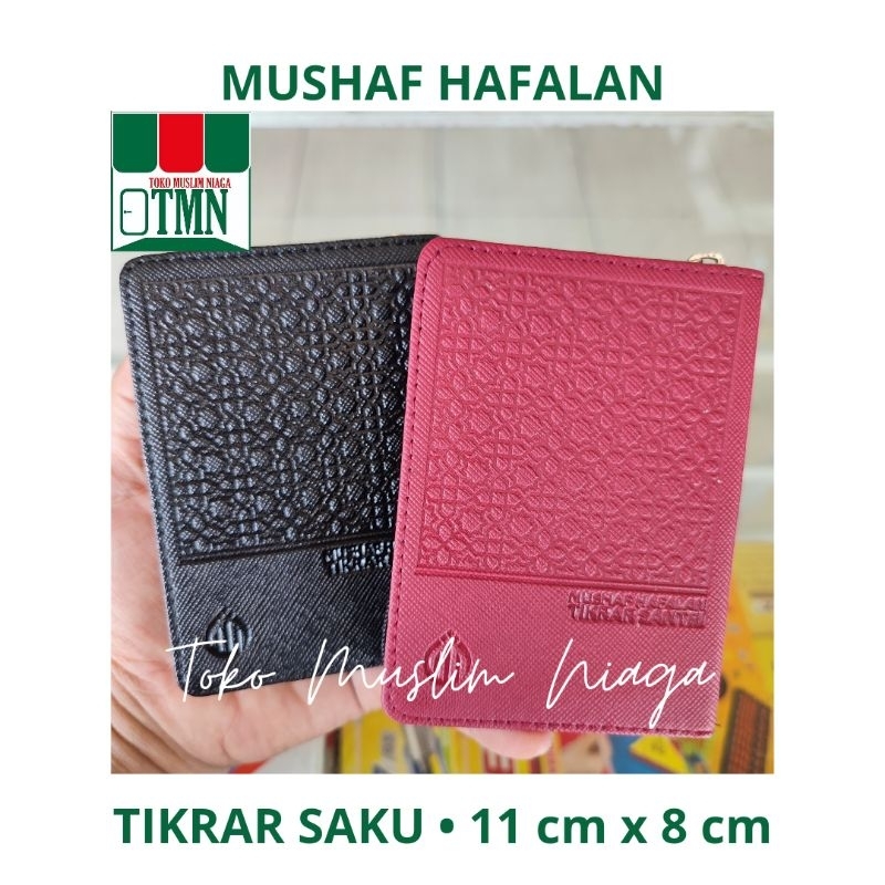 Mushaf Hafalan Saku - Alquran Hafalan Saku - Tikrar hafalan Saku A7 Resleting