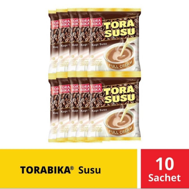 

Kopi Torabika Tora Susu 1 Renceng isi 10 Sachet