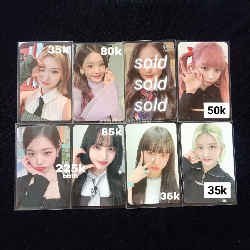 [ ready ] Official Photocard IVE Wonyoung Gaeul Rei Liz