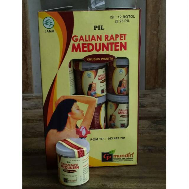 

12 botol PIL JAMU galian rapet medunten