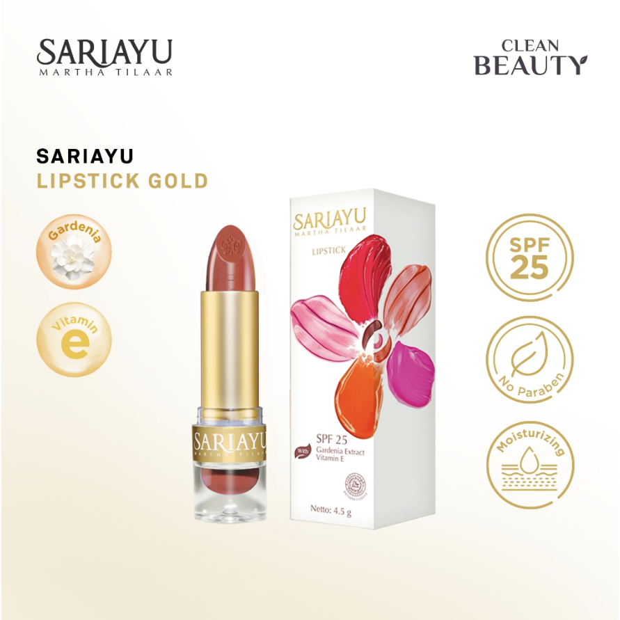 Sariayu Lipstick Gold