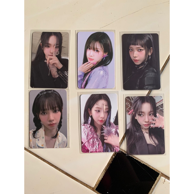 photocard pc aespa armageddon poster ver pob yes24 unboxing event karina trading card tc supernova s