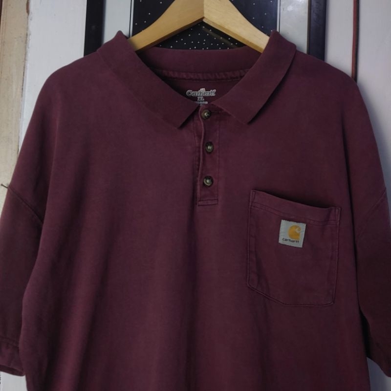 Polo Shirt Carhartt Original Burgundy