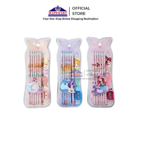 

Pensil Raut HB Motif Putri Duyung Set Alat Tulis Sekolah Lucu 12Pcs Alat Tulis Sekolah