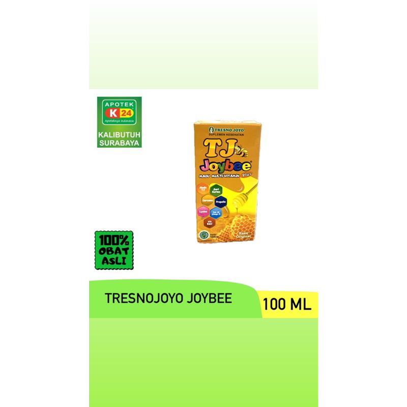 

Madu Tresnojoyo Joybee dengan rasa buah-buahan 100ml (per Botol)