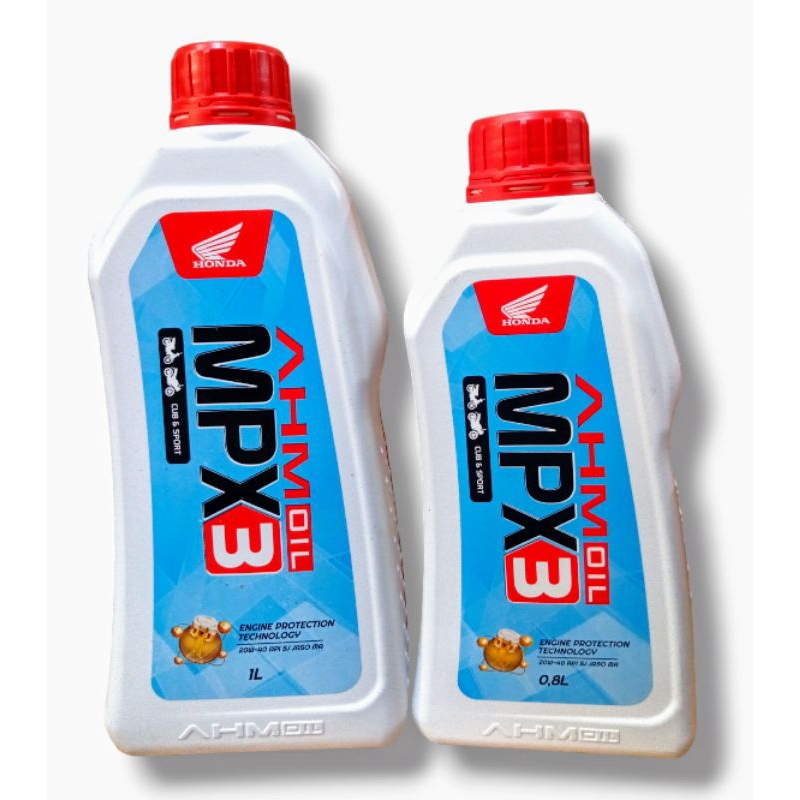 OLI AHM MPX3 20W-40 1L AHM OIL & OLI MPX3 20W-40 800ml oli motor honda ORIGINAL