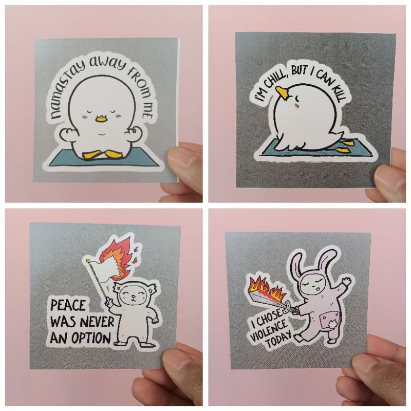 

sticker vinyl lucu waterproof by plotwist (seri 8)