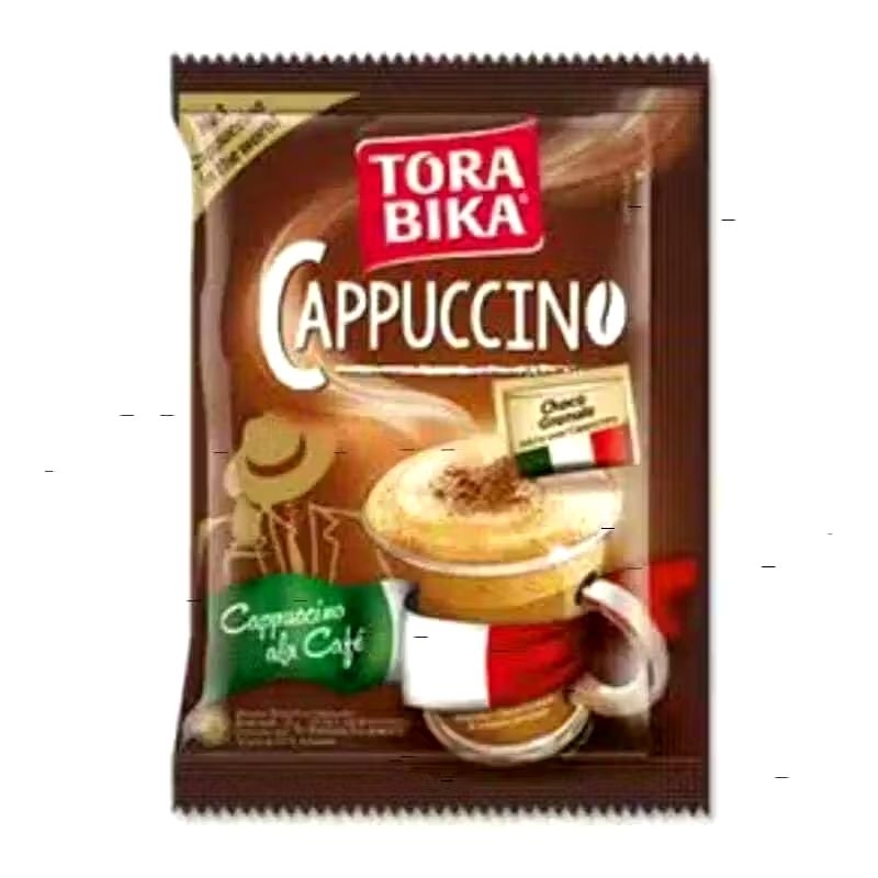 

Kopi Torabika Cappuccino 25gr ( Isi 10 Sachet )