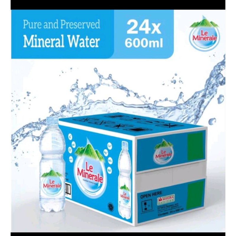 

Le mineral 600 ml 1dus isi 24 botol
