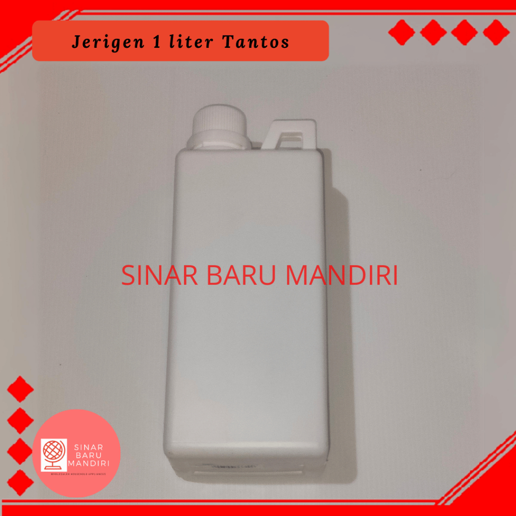 Jerigen 1 liter Tantos / Jerigen tinggi 1 liter