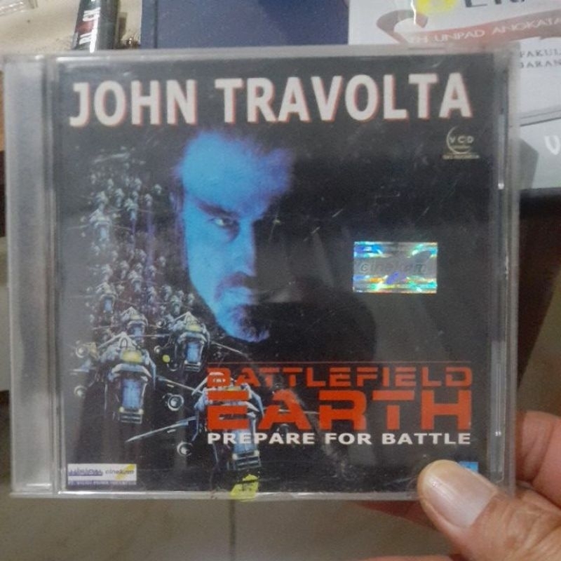 vcd original john travolta battlefield earth prepare for battle