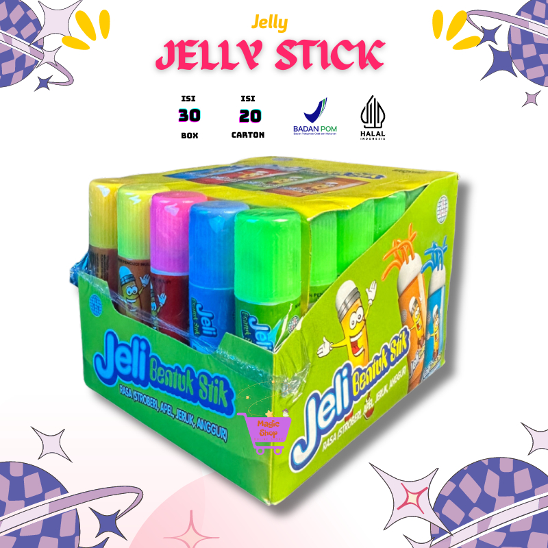 

PERMEN JELLY PUTAR ISI 30 / JELLY STICK PERMEN LUNAK VIRAL