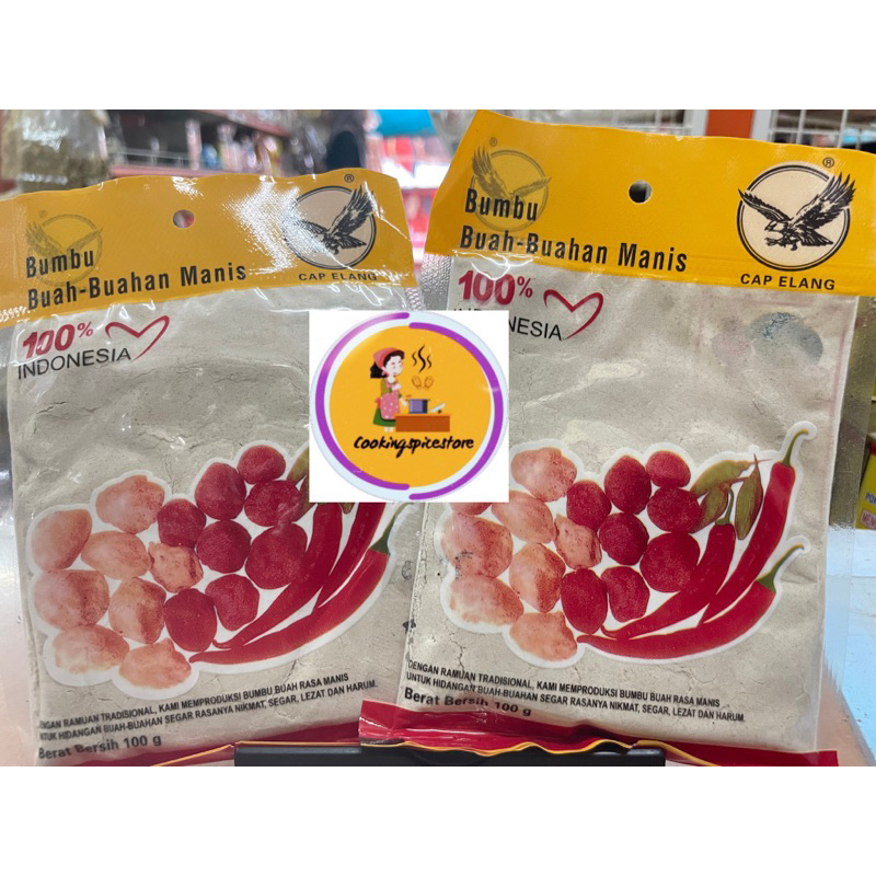 

Bumbu Buah Kiamboy Manis Pedas cap Elang 100 gram