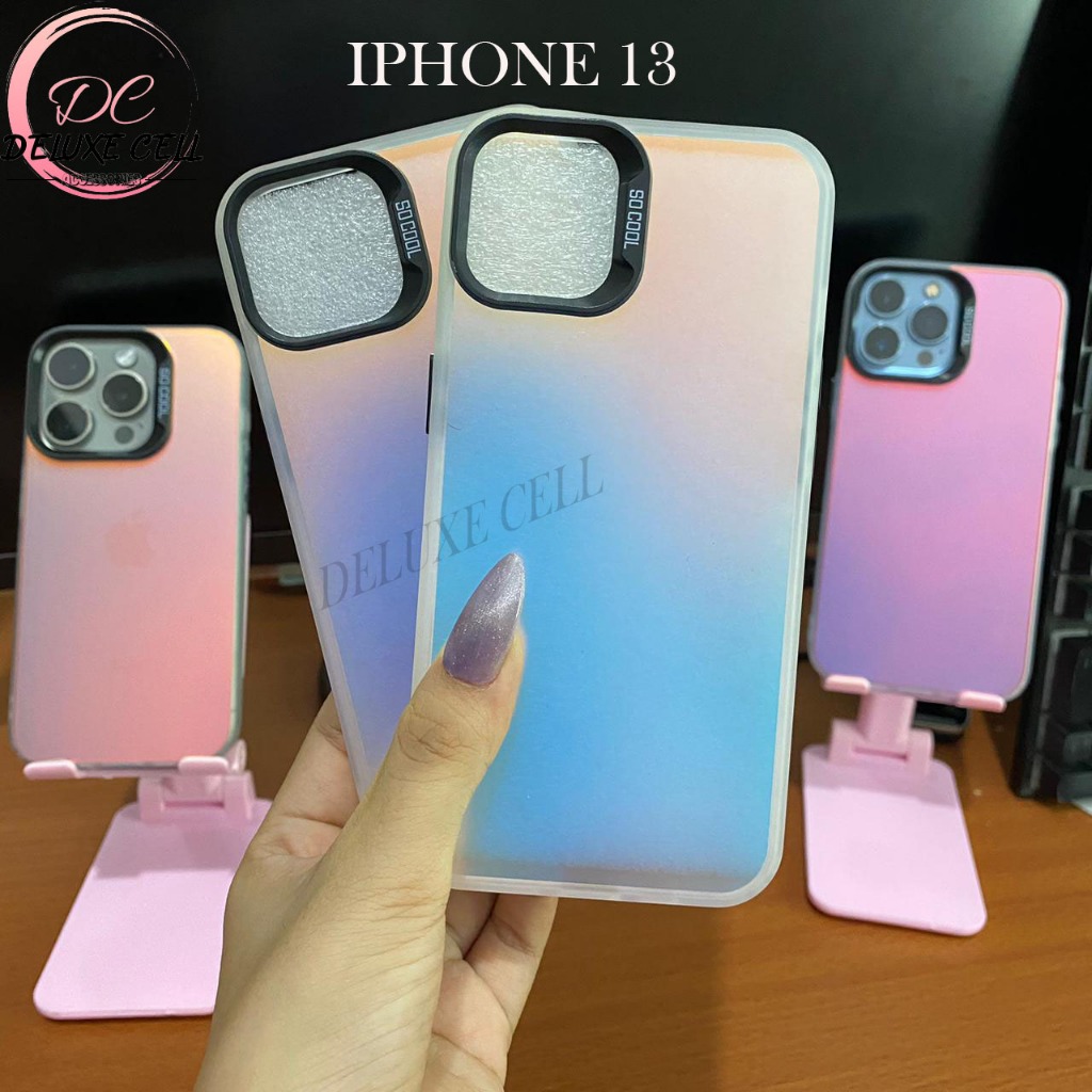 Case Silver Aurora IPHONE 13/IPHONE 14/IPHONE 13 MINI/IPHONE 13 PRO/IPHONE 13 PRO MAX Full Cover -DC