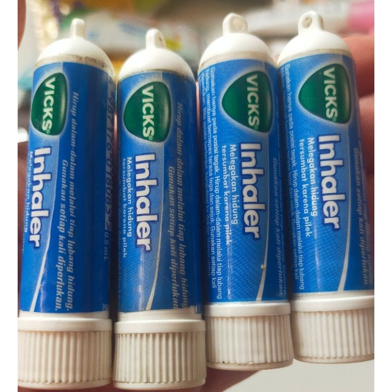 Vicks Inhaler 0.5ml - Melegakan Hidung Tersumbat Karena pilek(Baca deskripsi)