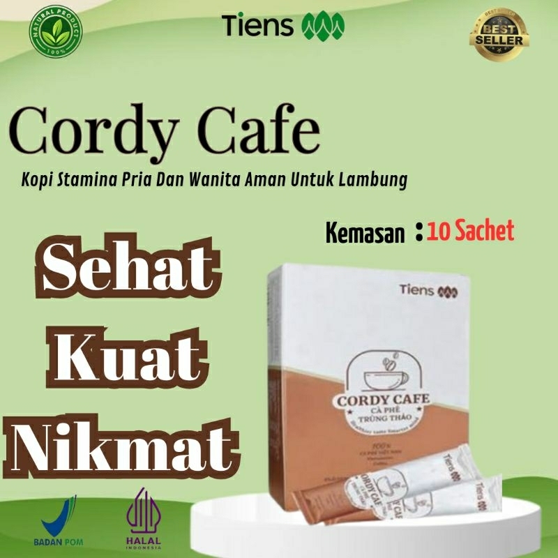 

CordyCafe Kopi Stamina Pria - Isi 10 Sachet - Obat Kuat -Penyubur Sperma Dan Kekebalan Tubuh